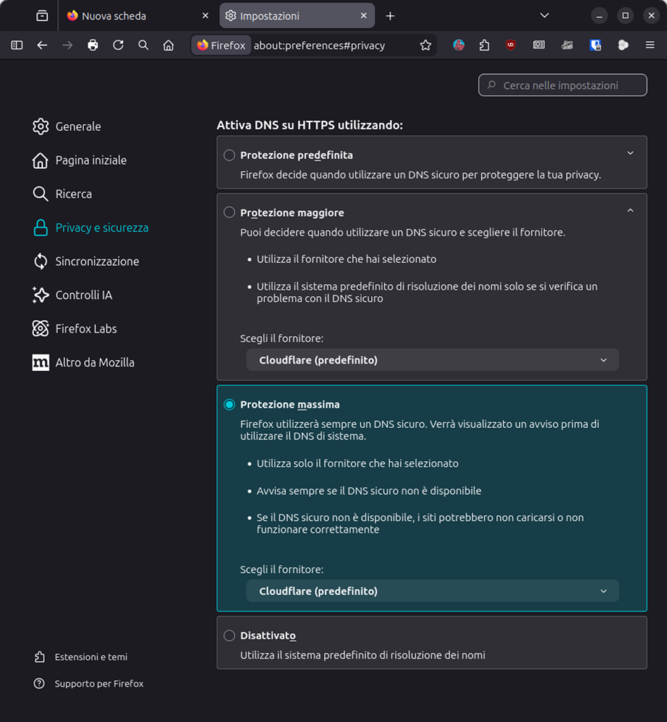 Come Firefox e Chrome trattano le tue richieste di navigazione